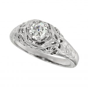 Diamond Solitaire Ring (R0914)