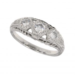 Diamond Three Stone Ring (R0937)