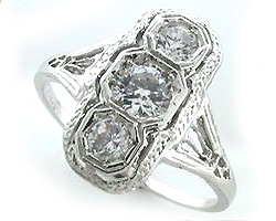 Diamond Three Stone Ring (R0941)