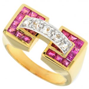 Diamond Ruby Ring (R2210)