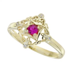 Ruby Diamond Ring (R5920)