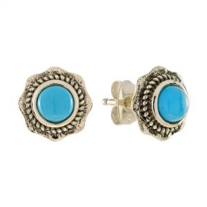 Turquoise Stud Earrings (E2382)