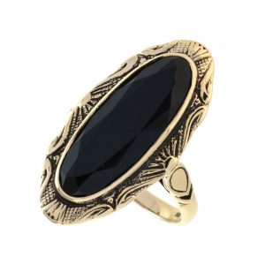 Onyx Engagement Ring (R5140)